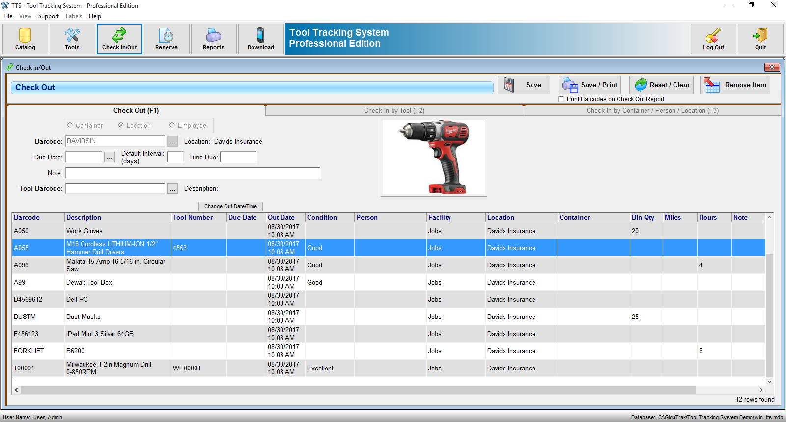 Tools track